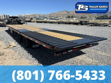 8.5x40 Diamond C FMAX-HDT 216 Gooseneck Hydraulic Dovetail Equipment Trailer - 40K GVWR - 18 Ply Tires, ABS Brakes, Hydraulic Jack(s)