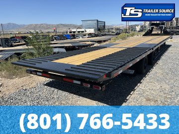 8.5x40 Diamond C FMAX-HDT 216 Gooseneck Hydraulic Dovetail Equipment Trailer - 40K GVWR - 18 Ply Tires, ABS Brakes, Hydraulic Jack(s)