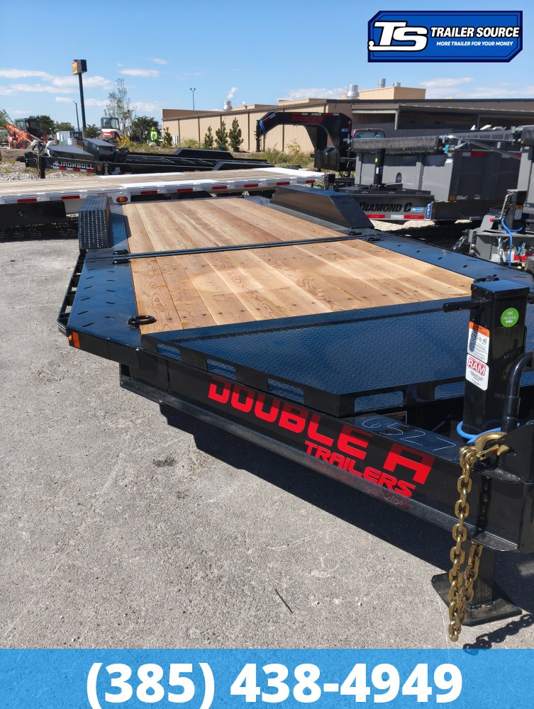 8.5x24 Double A Pro Series CT Tilt Trailer - 23K GVWR - I-Beam Frame, Torsion Axles