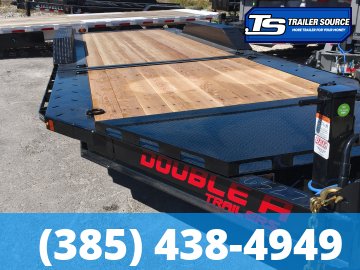 8.5x24 Double A Pro Series CT Tilt Trailer - 23K GVWR - I-Beam Frame, Torsion Axles