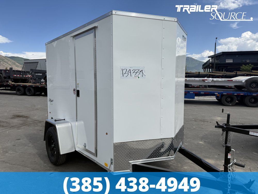 5x8 Pace American  Single Axle Enclosed Cargo