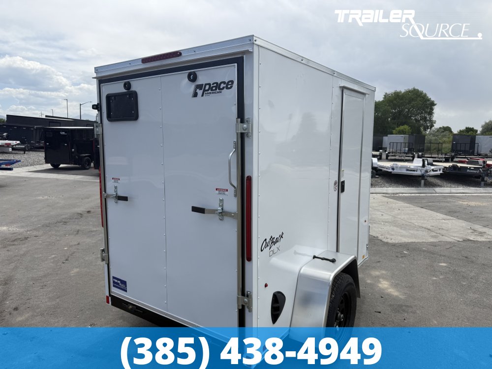 5x8 Pace American  Single Axle Enclosed Cargo