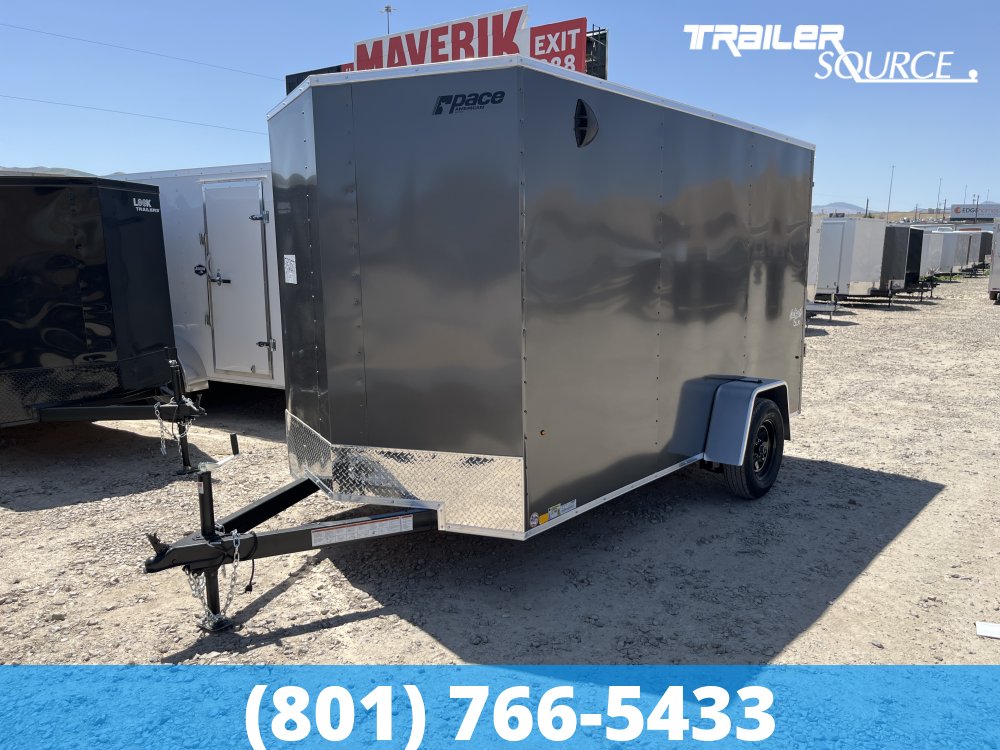 6x12 Pace American  6'6" Interior 3.5K Tandem Axle Enclosed Cargo