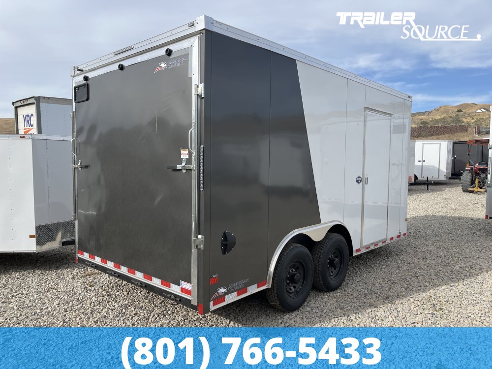 8.5x16 American Hauler Night Hawk 7'6" 12K Tandem Axle Enclosed Cargo