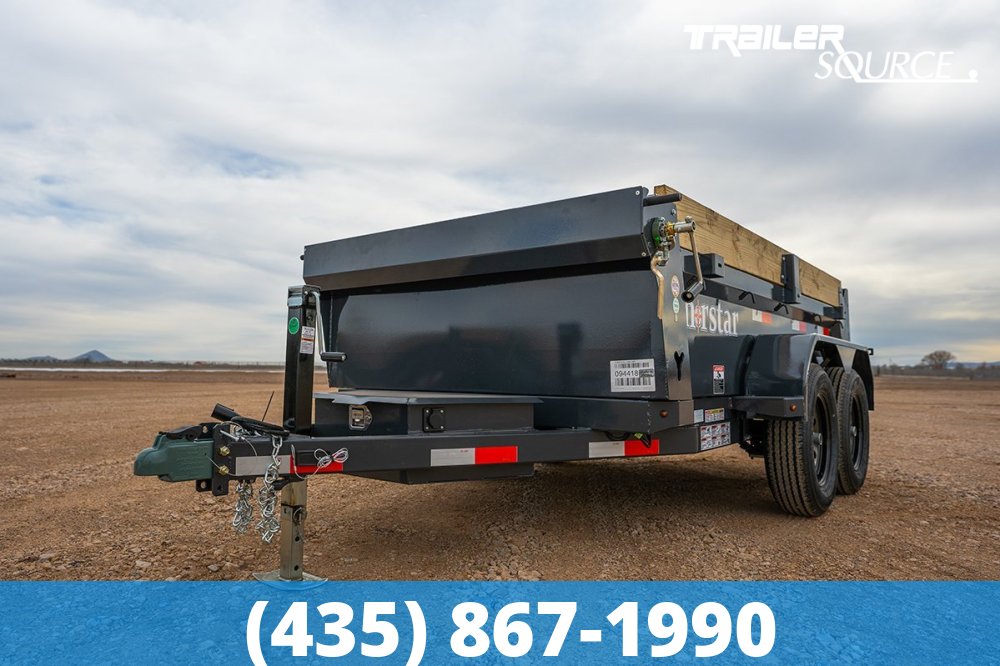 5x10 Norstar Iron Bull DCB 18" Sides 7K Dump Trailer