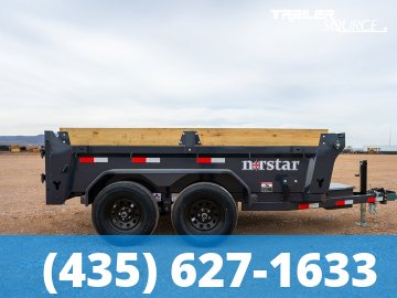 5x10 Norstar Iron Bull DCB 18" Sides 7K Dump Trailer