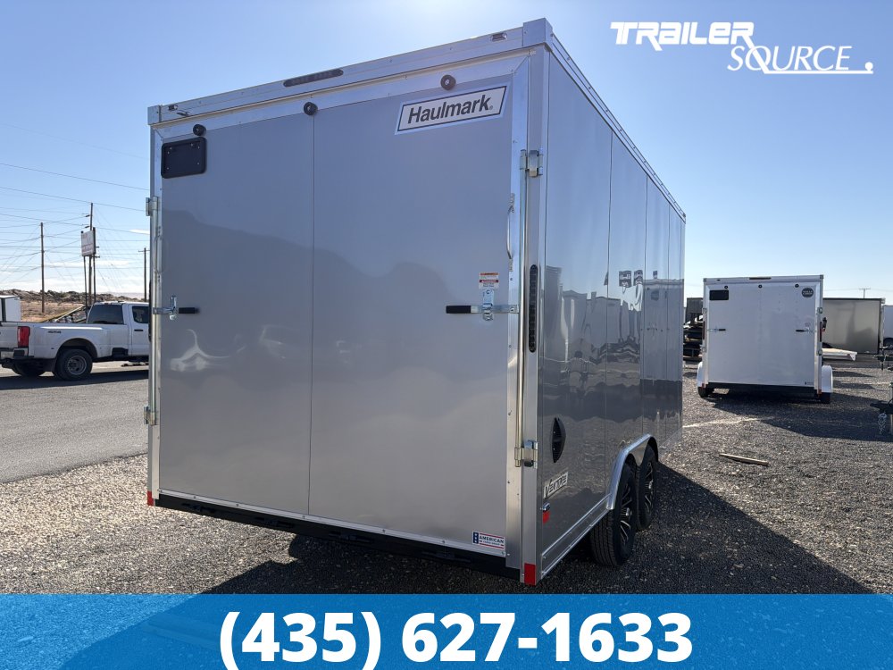 8.5x22 Haulmark Venture 7'6" Interior 10K Tandem Axle Snowmobile