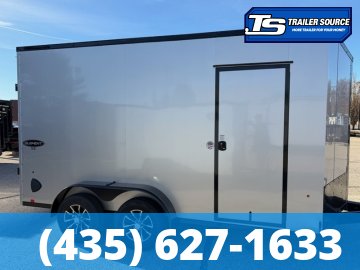 7x14 Look Element SE Enclosed Cargo Trailer - 7'6" Interior - 7K GVWR 16" Cross Member Upgrade, Alloy Wheels, Black Out Package, Ramp Door, RV Door, Screwless Exterior