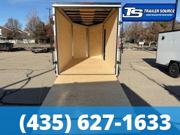 7x14 Look Element SE Enclosed Cargo Trailer - 7'6" Interior - 7K GVWR 16" Cross Member Upgrade, Alloy Wheels, Black Out Package, Ramp Door, RV Door, Screwless Exterior