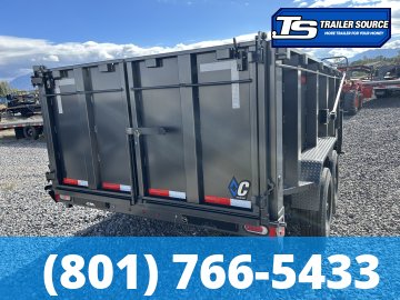 7x16 Diamond C LPT-GN 210 Gooseneck Dump Trailer - 44" Sides - 23K GVWR - 18 Ply Tires, Long Arm Tarp