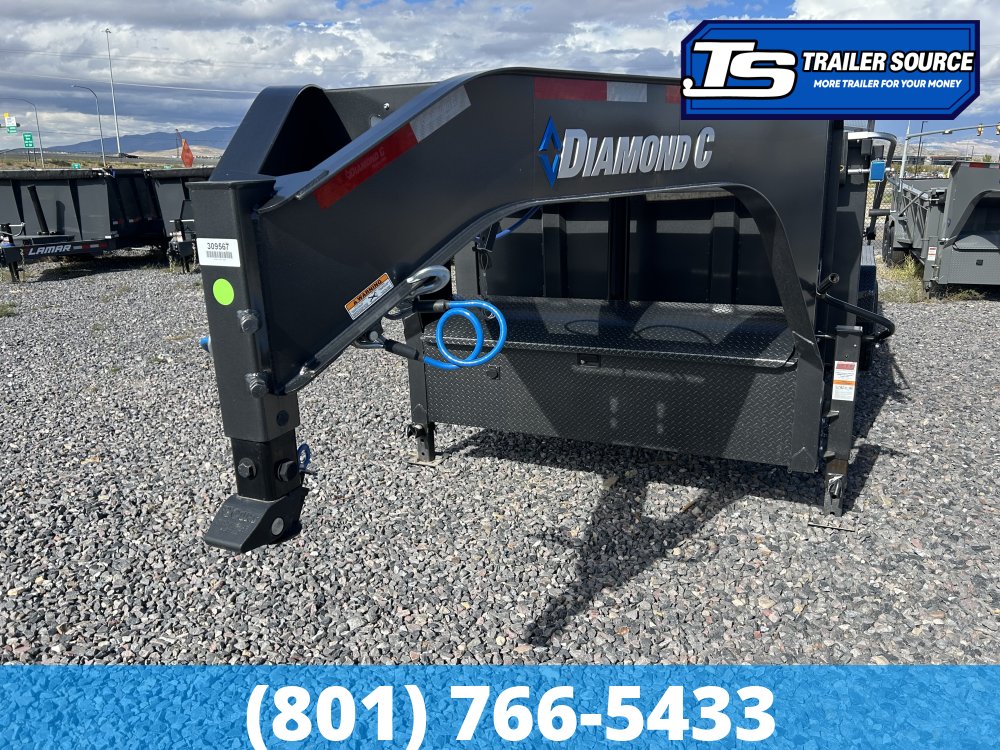 7x16 Diamond C LPT-GN 210 Gooseneck Dump