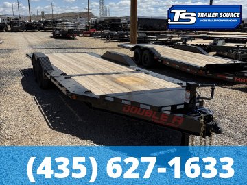 8.5x22 Double A Pro Series CT Tilt Trailer - 17.5K GVWR - Torsion Axles, Wide Body w/ Drive Over Fenders