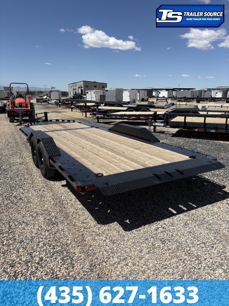 8.5x22 Double A Pro Series CT Tilt Trailer - 17.5K GVWR - Torsion Axles, Wide Body w/ Drive Over Fenders