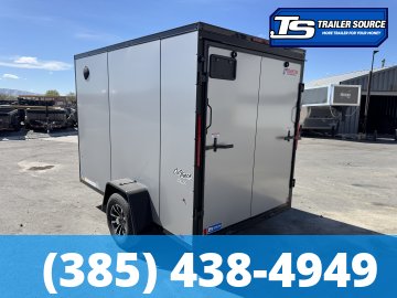 6x10 Pace American Outback Deluxe Enclosed Cargo Trailer - 6'6" Interior - 3.5K GVWR - .080 PolyCor, Alloy Wheels, Black Out Package