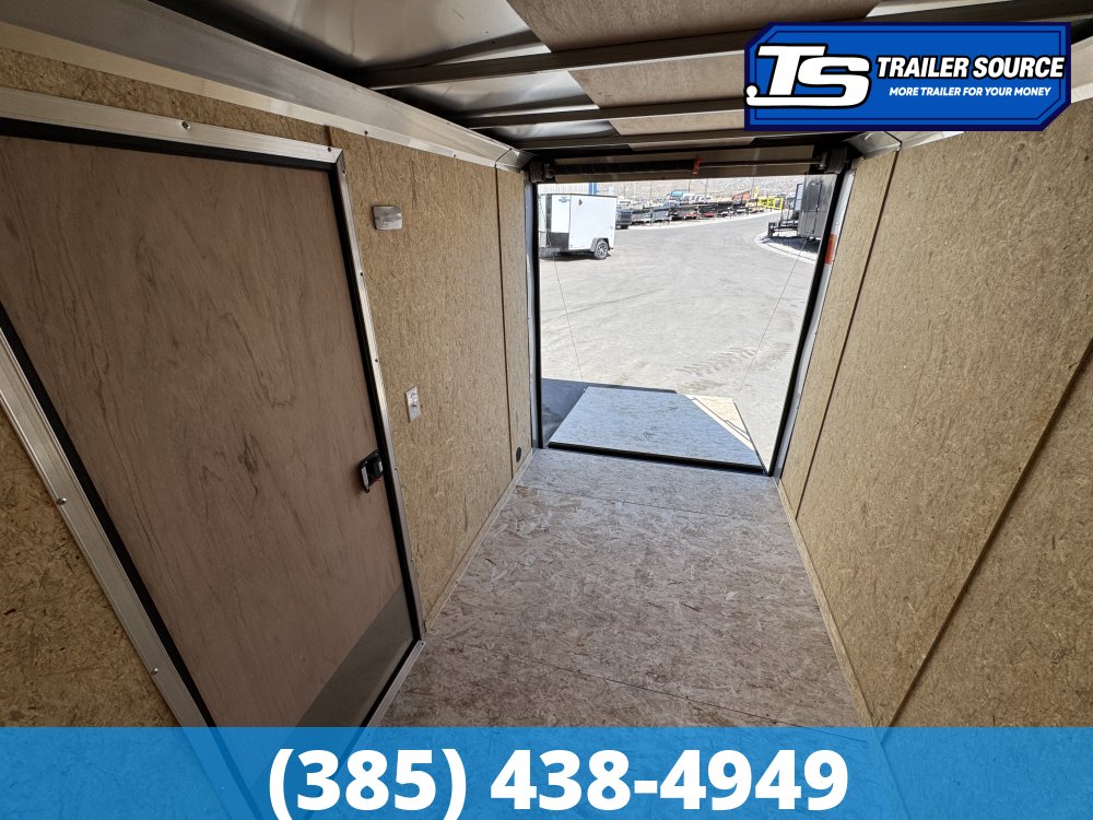 6x10 Pace American Outback Deluxe Enclosed Cargo Trailer - 6'6" Interior - 3.5K GVWR - .080 PolyCor, Alloy Wheels, Black Out Package