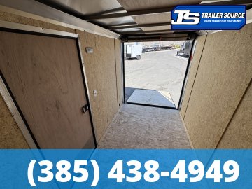 6x10 Pace American Outback Deluxe Enclosed Cargo Trailer - 6'6" Interior - 3.5K GVWR - .080 PolyCor, Alloy Wheels, Black Out Package