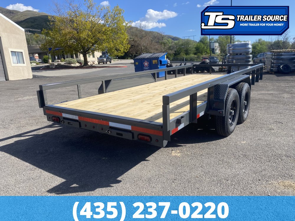 7x18 Lamar U6 Equipment Trailer - 14K GVWR -