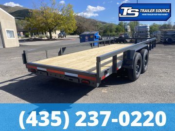 7x18 Lamar U6 Equipment Trailer - 14K GVWR -