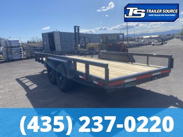7x18 Lamar U6 Equipment Trailer - 14K GVWR -