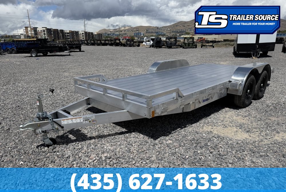 7x20 Alcom Open Car Hauler Aluminum