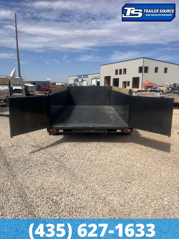 7x14 Diamond C LPT 208 Dump Trailer - 32" Sides - 18K GVWR - 18 Ply Tires, ABS Brakes, Board Brackets