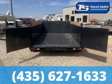 7x14 Diamond C LPT 208 Dump Trailer - 32" Sides - 18K GVWR - 18 Ply Tires, ABS Brakes, Board Brackets