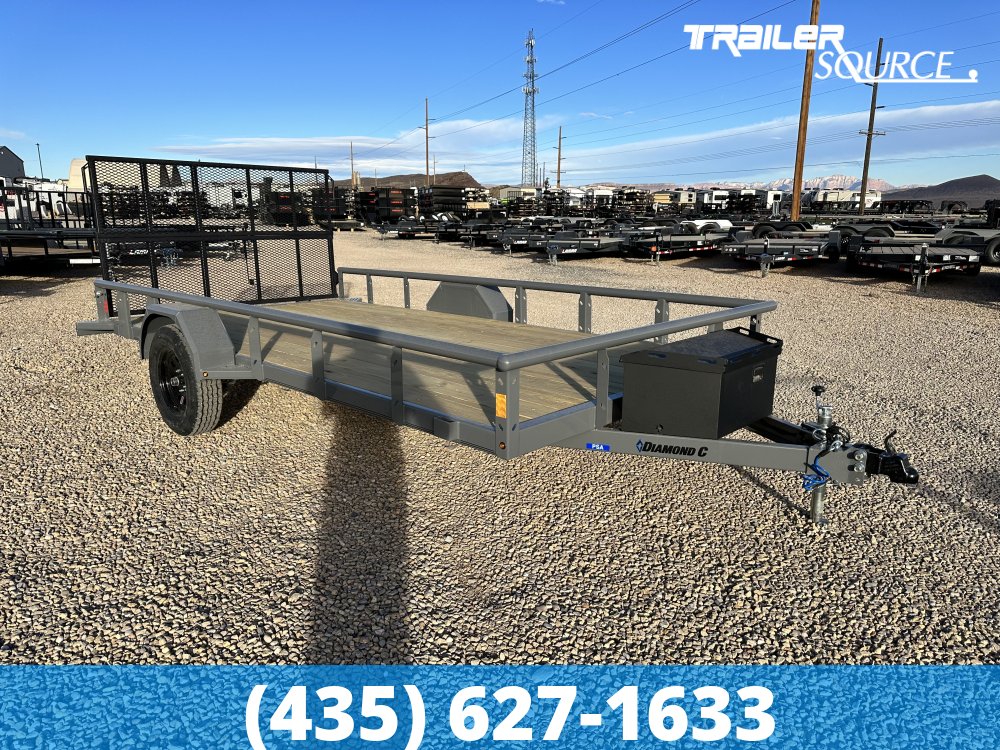 7x14 Diamond C PSA Single Axle Utility