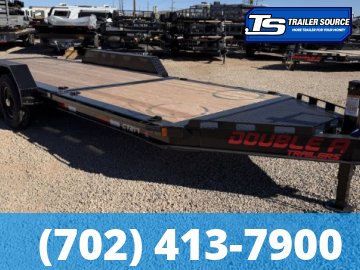 7x24 Double A Pro Series CT Tilt Trailer - 17.5K GVWR - I-Beam Frame, Torsion Axles