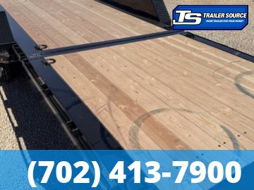 7x24 Double A Pro Series CT Tilt Trailer - 17.5K GVWR - I-Beam Frame, Torsion Axles