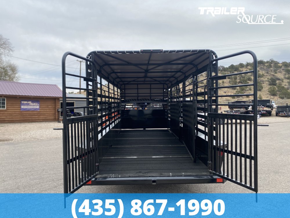 6.8x20 Delco Gooseneck Bar Top Stock Horse