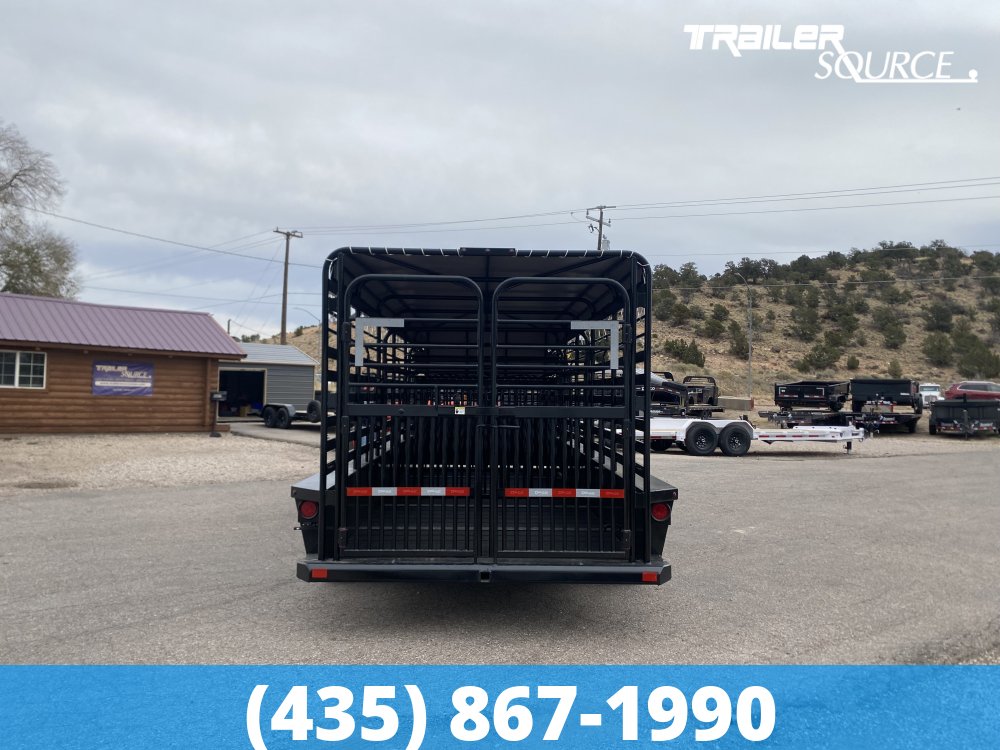 6.8x20 Delco Gooseneck Bar Top Stock Horse