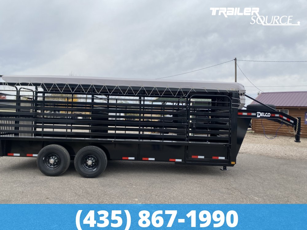 6.8x20 Delco Gooseneck Bar Top Stock Horse