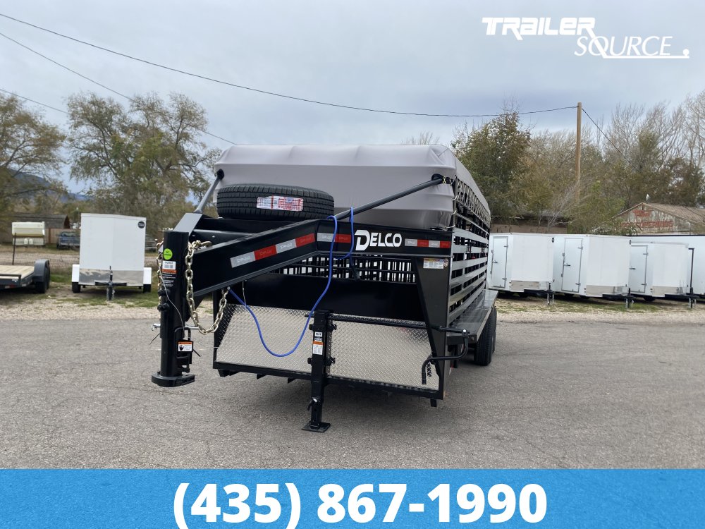 6.8x20 Delco Gooseneck Bar Top Stock Horse