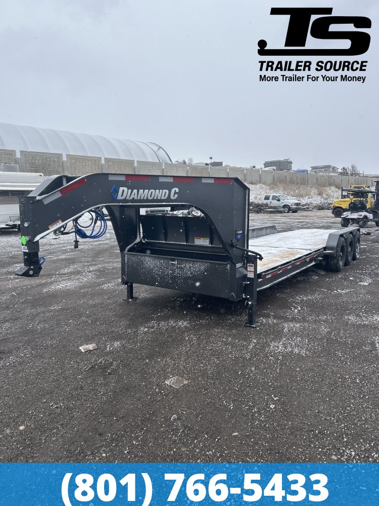 7x28 Diamond C HDT-GN 307 Gooseneck Tilt Trailer - 24K GVWR -