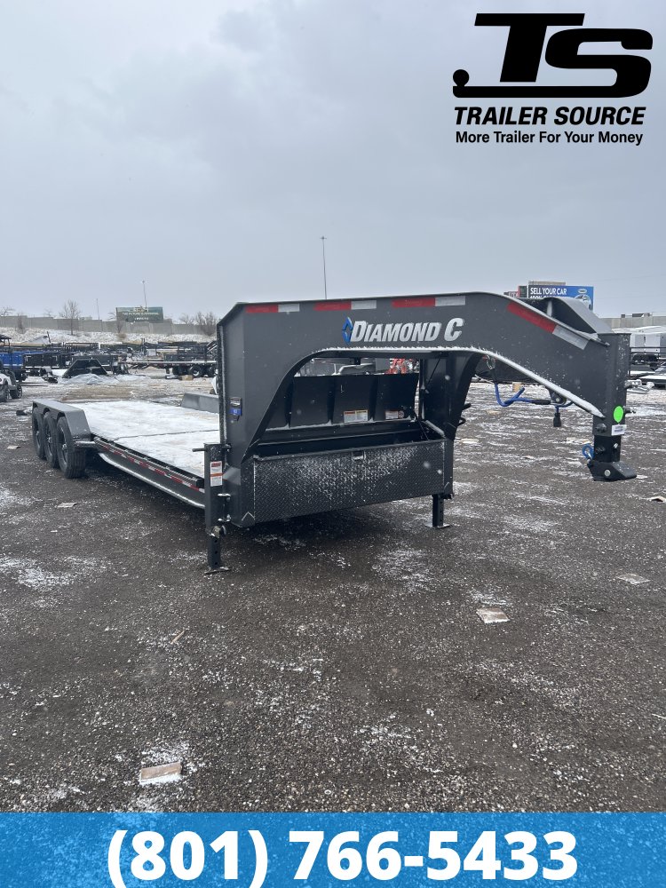 7x28 Diamond C HDT-GN 307 Gooseneck Tilt Trailer - 24K GVWR -