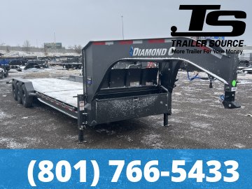 7x28 Diamond C HDT-GN 307 Gooseneck Tilt Trailer - 24K GVWR -