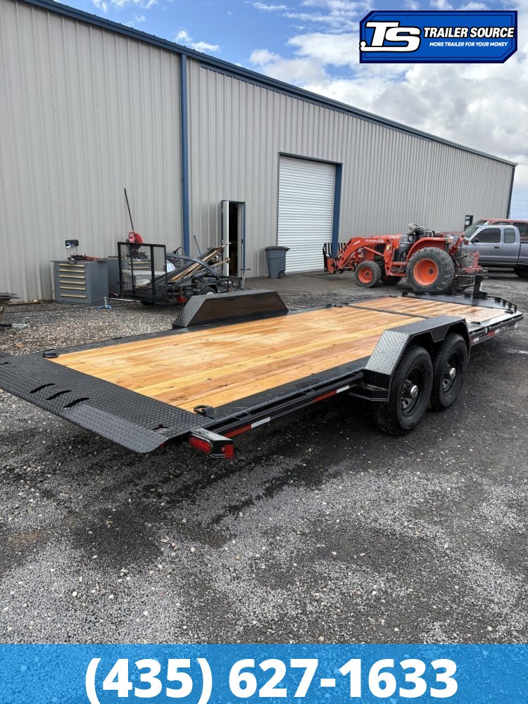 7x22 Double A Pro Series CT Tilt Trailer - 15.4K GVWR -