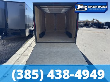 8.5x16 Look ST DLX Enclosed Cargo Trailer - 7'0" Interior - 10K GVWR - .080 PolyCor, Alloy Wheels, Black Out Package, D-Rings, Dovetail, Ramp Door, Ramp Extension