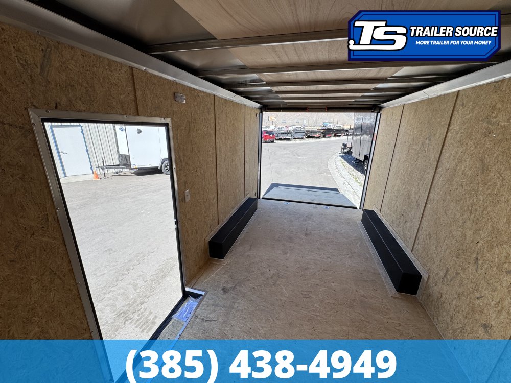 8.5x16 Look ST DLX Enclosed Cargo Trailer - 7'0" Interior - 10K GVWR - .080 PolyCor, Alloy Wheels, Black Out Package, D-Rings, Dovetail, Ramp Door, Ramp Extension
