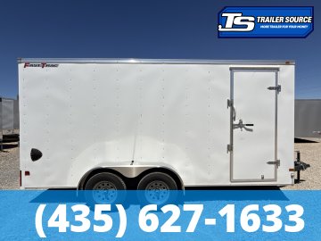 7x16 Wells Cargo FastTrac Enclosed Cargo Trailer - 7'0" Interior - 7K GVWR - Ramp Door