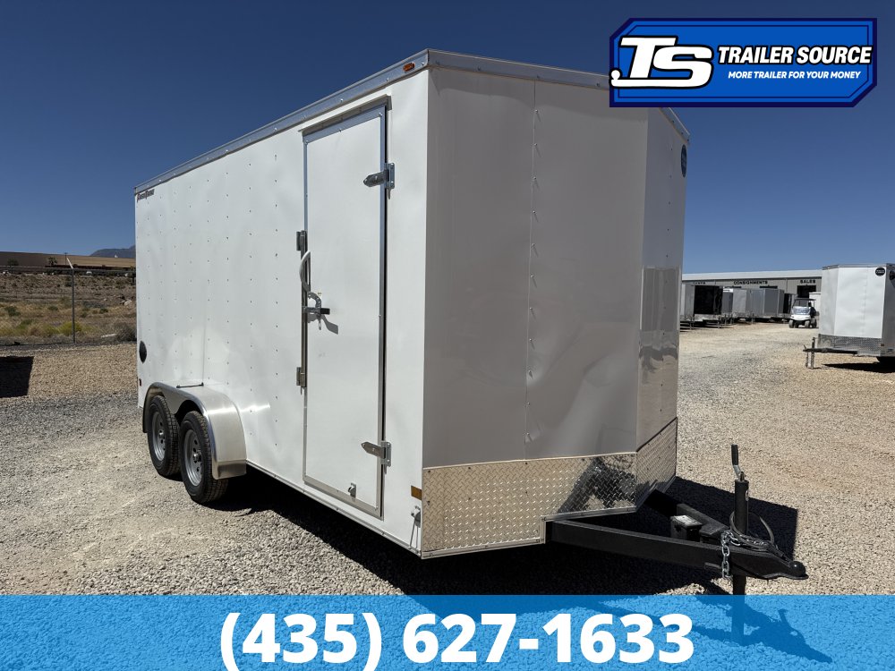 7x16 Wells Cargo FastTrac Enclosed Cargo Trailer - 7'0" Interior - 7K GVWR - Ramp Door