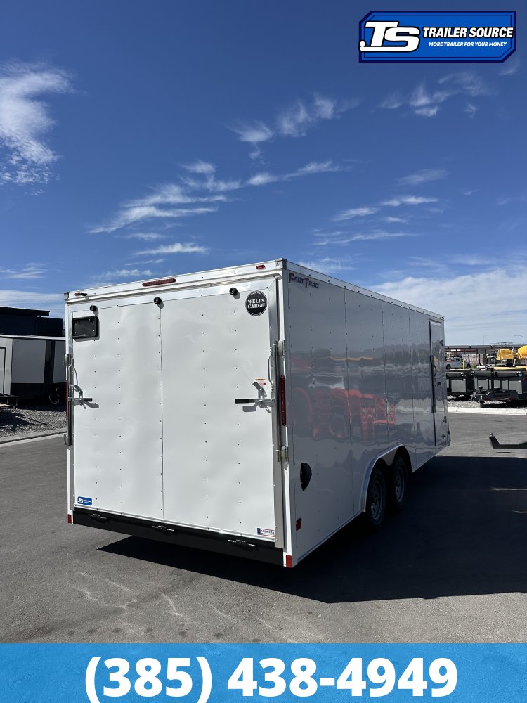 8.5x20 Wells Cargo FastTrac Enclosed Cargo Trailer - 7'0" Interior - 7K GVWR -