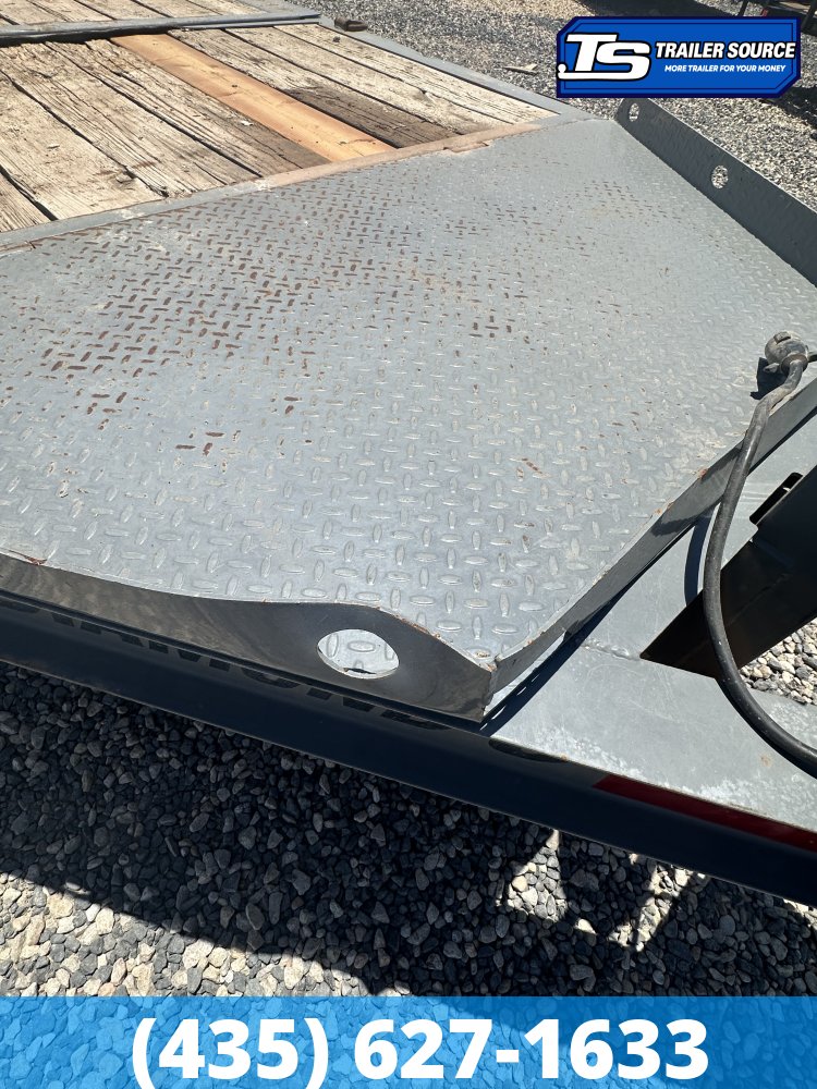 7x20 Diamond C HDT 207 Equipment Trailer - 15K GVWR -