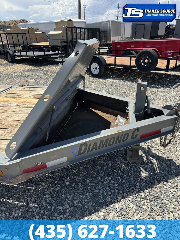 7x20 Diamond C HDT 207 Equipment Trailer - 15K GVWR -