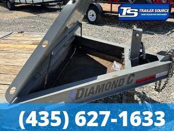 7x20 Diamond C HDT 207 Equipment Trailer - 15K GVWR -