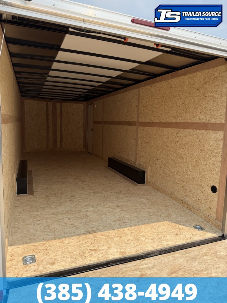 8.5x24 American Hauler Arrow Deluxe Enclosed Cargo Trailer - 7'0" Interior - 10K GVWR - .080 PolyCor, Dovetail