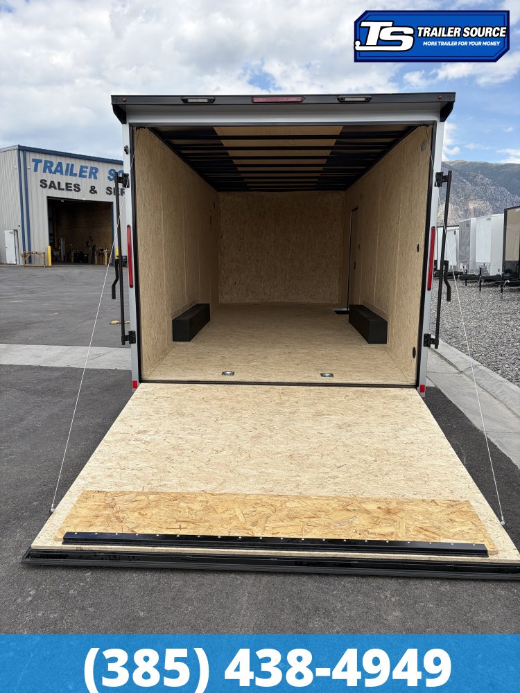 8.5x20 Look ST DLX Enclosed Cargo Trailer - 7'0" Interior - 10K GVWR - .080 PolyCor, Alloy Wheels, Black Out Package, D-Rings, Rear Spoiler w/ Load Lights