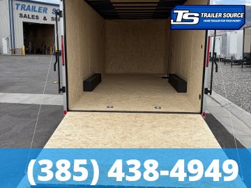 8.5x20 Look ST DLX Enclosed Cargo Trailer - 7'0" Interior - 10K GVWR - .080 PolyCor, Alloy Wheels, Black Out Package, D-Rings, Rear Spoiler w/ Load Lights