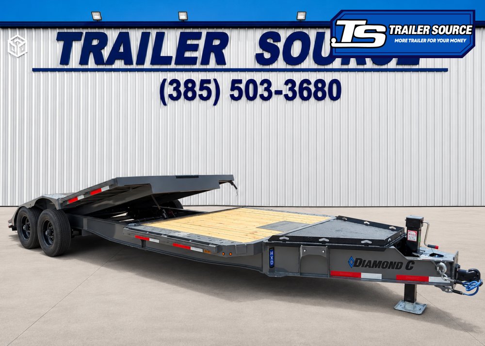 8.5x24 Diamond C HXD 210 Wide Body w/ Drive Over Fenders Tilt
