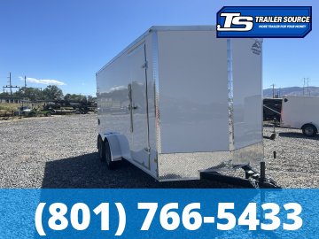7x16 Haulmark Passport Enclosed Cargo Trailer - 7'0" Interior - 7K GVWR - Side Door